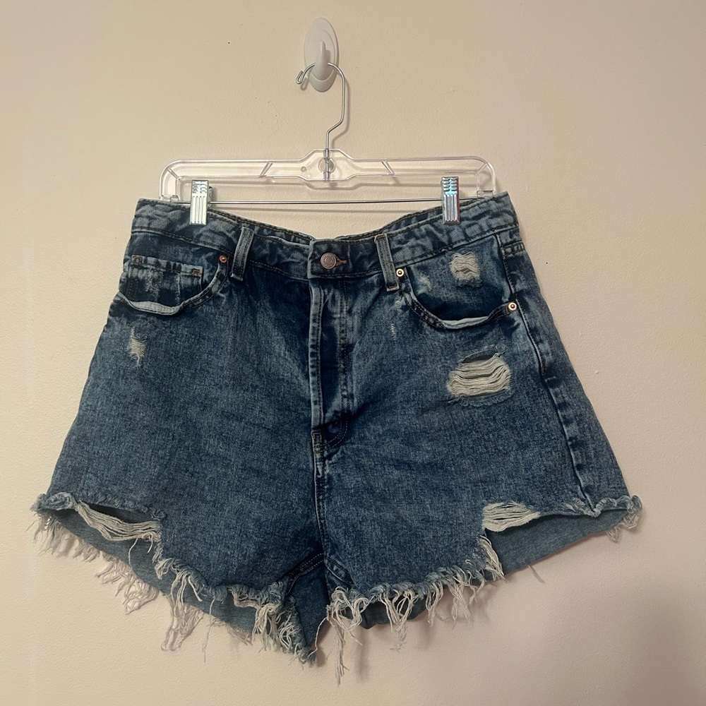 wild fable cut off denim shorts size 14